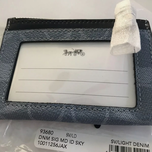NWT COACH MINI SKINNY ID CARD CASE - Picture 3 of 11